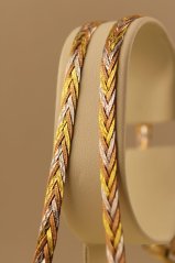 Zlatá retiazka - Herringbone - 14k - Kombinované zlato