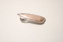 Kombinovaný strieborný prívesok s čírymi zirkónmi, rhodium, 1,04 g, 925/1000