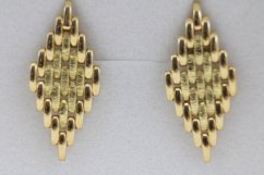 Náušnice visiace žlté zlato 3,33g 14k 585/1000