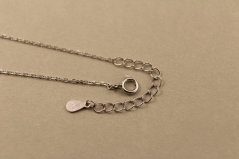 Náramok- trblietavé kruhy- zirkóny- rhódiované striebro