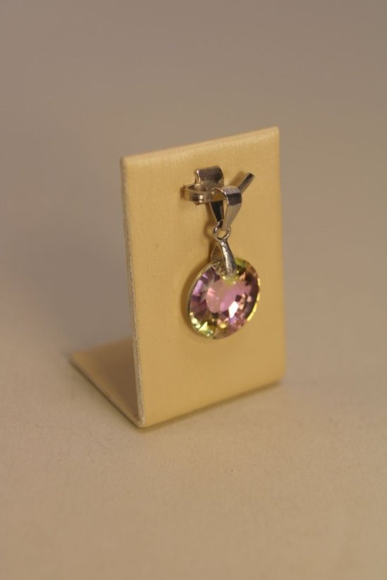 Prívesok- swarovski crystals- striebro