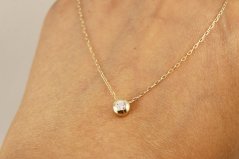 Celebritka-Kruh-Číry zirkón-Anker-Žlté zlato-14k