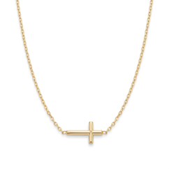 Celebritka-Krížik-Anker-Žlté zlato-14k