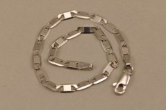 Náramok-vzor Valentíno-rhodium-striebro