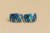 Náušnice -modrý opál - francúzske zapínanie - rhodium - striebro