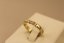 Zlatý prsteň, žlté zlato, ruženec, 14k 585/1000