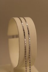 Retiazka - Vatentino - biele zlato - 14 karátov