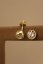 Náušnice- číry zirkón- puzetky- pozlátené striebro