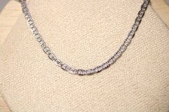 Retiazka- MARINA GUCCI- gravír- rhódiované striebro