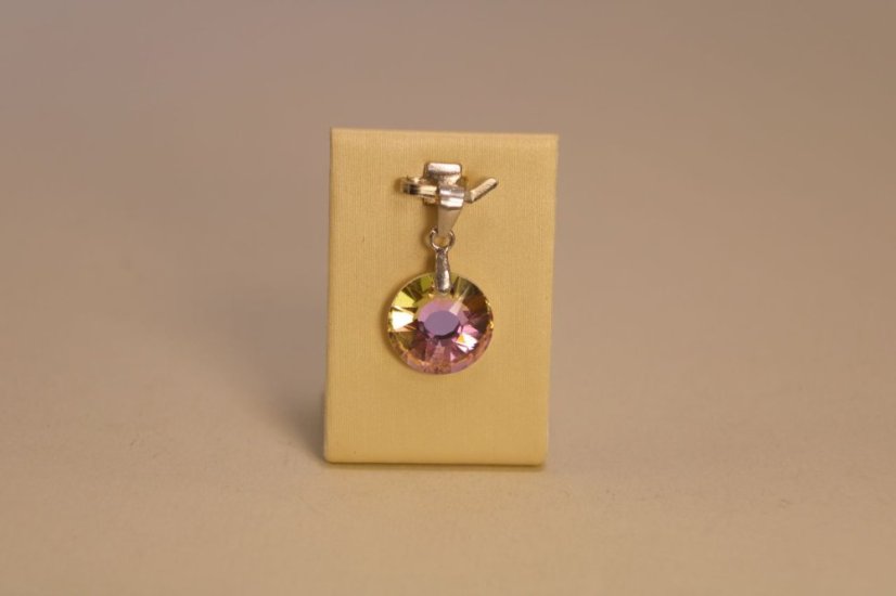 Prívesok- swarovski crystals- striebro