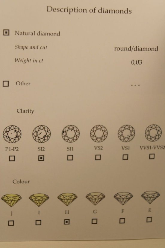 Prsteň - Topás - Diamanty 0,03 ct - SI2-H - žlté zlato - 14K