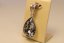 Strieborný prívesok "slza" čierny swarovski crystals, rhodiované striebro, 3,54g, 925/1000 - Druh kameňa: SWAROVSKI PRÍRODNÝ KAMEŇ, Farba kameňa: Čierny, Váha (g): 3,54, Rýdzosť: STRIEBRO 925/1000