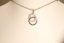 Strieborná celebritka prepojené kruhy s kamienkami, rhodium, 42-45 cm, 3,65 g, 925/1000