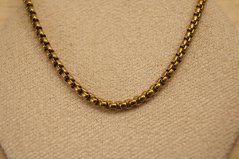 Retiazka- vzor Veneziana-pozlátená chirurgická oceľ