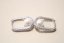 Strieborné oválne náušnice zirkónové s bielymi perlami, rhodium, kĺbové zapínanie, 2,50 g, 925/1000