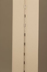 Zlatý náramok, jemný vzor, biele zlato, 18cm 0,79g, 14k 585/1000