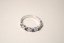 Strieborný prstienok s čírymi a modrými zirkónmi, rhodium, veľkosť 58, 3,13 g , 925/1000
