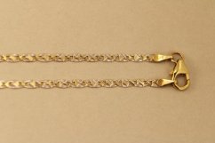 Zlatá retiazka, kombinované zlato Valentino 50cm 3,57g 14k 585/1000