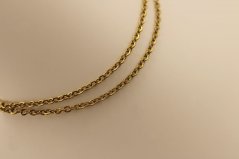 Retiazka- UNISEX- Anker- pozlátená chirurgická oceľ