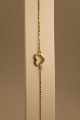 Náramok - srdiečko - žlté zlato - 14K