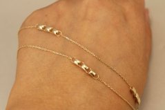 Celebritka-Obdĺžniky-Anker-Žlté zlato-14k