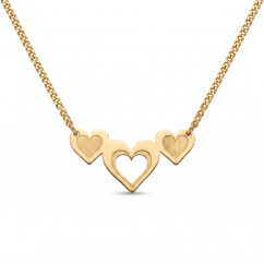 Celebritka-Srdcia- Pancier-Žlté zlato-14k
