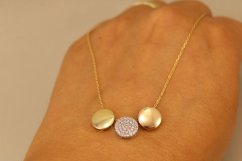 Celebritka-Kruhy-Číre zirkóny-Anker-Viacfarebné zlato-14k