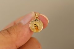 Prívesok-Panna Mária-Žlté zlato-14k