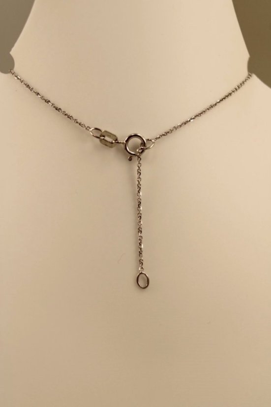 Celebritka - Smaragd - diamanty 0,120 ct - SI/H -biele zlato - 14 karátov