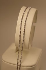 Zlatá retiazka - Singapur - 14k - Biele zlato