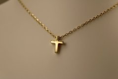 Celebritka-krížik-žlté zlato- 14 karátov