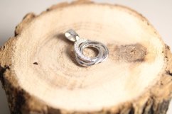 Zlatý prívesok-diamanty 0,04 ct G-H/SI-biele zlato-14K