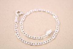 Náramok-gravírovaný-Marina gucci-striebro-rhodium