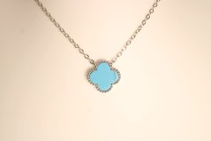 Celebritka-ďatelinka-tyrkys-rhodium-striebro