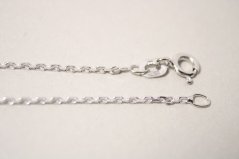 Zlatá retiazka Anker, biele zlato, 50 cm, 2,56 g, 14 karátov 585/1000