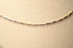 Zlatá retiazka gravírovaná z kombinovaného zlata, 50 cm, 2,73 g, 14k 585/1000