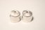Strieborné náušnice hladké kruhy, rhodium, zacvakávacie zapínanie, 5,08 g, 925/1000