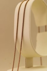 Zlatá retiazka - Fox - 14k - Ružové zlato