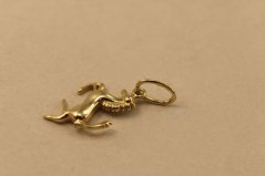 Prívesok- kôň- žlté zlato- 14 karátov