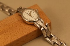 Zlaté náramkové hodinky, biele zlato, VicencE, 14k 585/1000