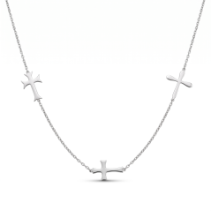 Celebritka-Krížiky-Anker-Biele zlato-14k