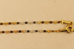 Zlatá retiazka - Continuous Patterns - 14k - Kombinované zlato
