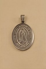Prívesok- medailón Panna Mária- chirurgická oceľ