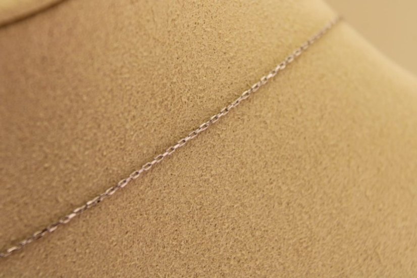 Zlatá celebritka - Zirkón v hladkej obrube - Biele zlato - 14k