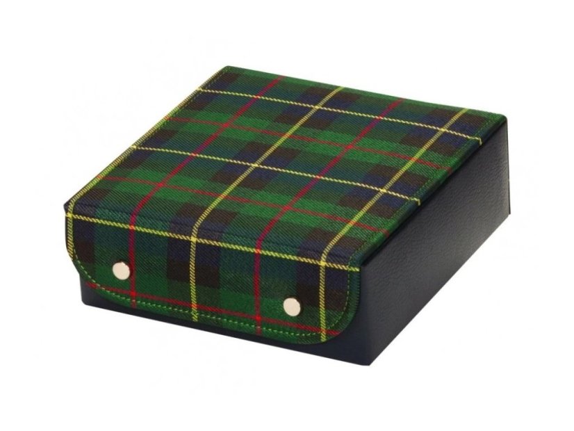 Pánsky organizér 1526 - Materiál: Imitácia kože, Farba: Zelená-károvaná, Rozmery: 17x18 x7 cm, Dámske/Pánske: Pánske