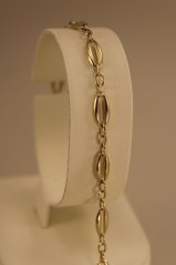 Retiazka - náhrdelník -žlté zlato - 14 karátov