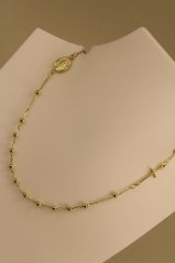 Zlatý ruženec - retiazka - žlté zlato - 14 karátov