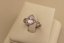Strieborný prsteň slza - Číry zirkón - 925 - rhodium