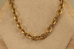 Retiazka- UNISEX- Anker- pozlátená chirurgická oceľ