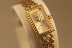 Zlaté náramkové hodinky žlté zlato, Geneve, 14k 585/1000